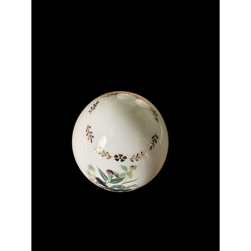 Danbury Mint Roger Tory Peterson Porcelain Songbird Egg Towhee 1995 - Picture 3 of 6